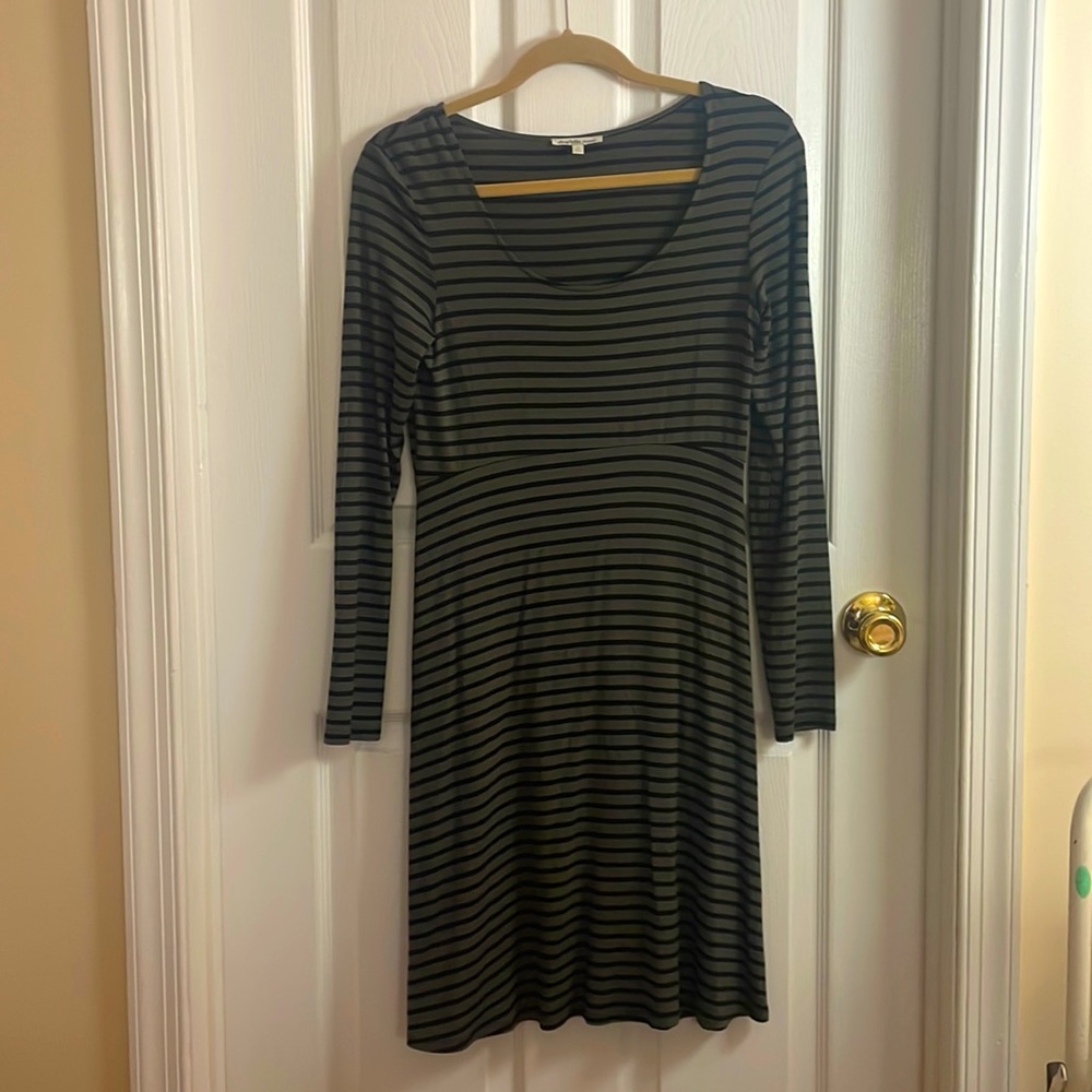 Striped Long Sleeve Dress